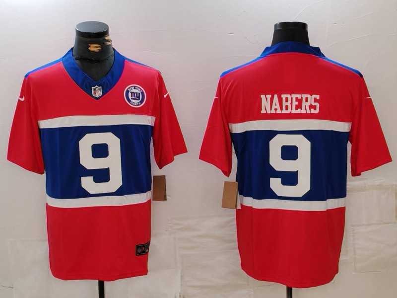 Men's New York Giants #9 Malik Nabers Limited Red Alternate FUSE Team Patch Vapor Jersey,We sell and wholesale Men's New York Giants #9 Malik Nabers Limited Red Alternate FUSE Team Patch Vapor Jersey on line form chian!